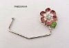 epoxy flower bag hanger red flower with jewel