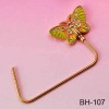 epoxy foldable bag hanger, purse crystals hanger, novel bag holder, women bag hook