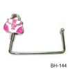 epoxy foldable bag hanger, purse leopard hanger, novel bag holder, women bag hook