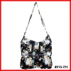 ethnic style flower pattern fabric ladies bag 2011