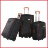 eva trolley luggage set and polyester travel bag