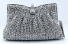 fabulous ribbon badge mosaic crystal evening bag077