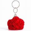 fabulous roses cluster highend alloy wristlet evening bag