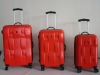 factory mass production India red abs TROLLEY CASE with 8 wheels ( LF8008 3 pcs )