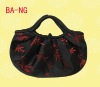 factory supply silk brocade fabric made hobo bag