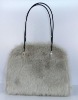 fahion plush lady handbag