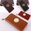 famousHigh quality brand wallet ladies leather zipper wallet and purses 0036