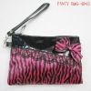 fancy ladies satin toilet bag