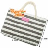 fancy stripe quality shopping bag for promotion