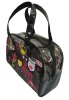 fashin printed girls pvc handbag