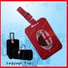 fashion 3D soft pvc luggage tag