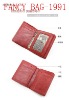 fashion Chinese red purse for lady(inner structure)