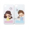 fashion Lovers In Words Protective Lovers In Words Protective PVC Cases For iPhone 4