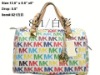 fashion Michael Kors Logo-Print Signature Tote bags, designer MK handbags