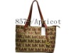 fashion Michael Kors Logo-Print Signature Tote bags, designer MK handbags