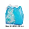 fashion PVC transparent flower patter cosmetic bag