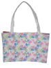 fashion Tote handbag with flower pattern