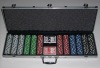 fashion aluminium poker chips set