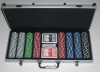 fashion aluminium poker chips set