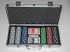 fashion aluminium poker chips set