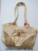 fashion bag,crochet straw bag