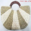 fashion beaded handle bag