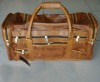 fashion big leather travel bag