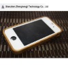 fashion bird eyes wood case for iphone4 with press button