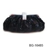 fashion black clutch austrian crystal evening bags