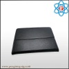 fashion black leather case for ipad