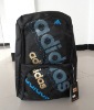 fashion black nylon sport backpack