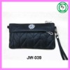 fashion black women pu wallet , handbag