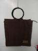 fashion burlap tote bag