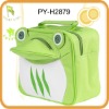 fashion character frog lunch cooler bag