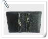 fashion convenience PU purses and double zipper wallets