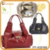 fashion convertible leather nappy bag