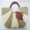 fashion corn husk handle bag