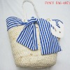 fashion corn husk summer beach bag