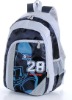 fashion dark blue nylon sport backpack