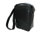 fashion design black pvc leather sling bag