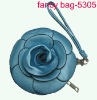 fashion designer light blue flower wallet