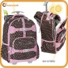 fashion dot trolley school bag