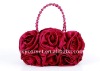 fashion evening bag with flowers