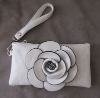 fashion flower design zipper bag