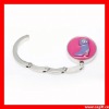 fashion foldable enamel bag hanger