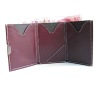 fashion genuine leather name card holder