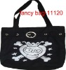 fashion girl's black beach bag