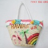 fashion girl's cute wheat bag with rainbow
