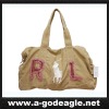 fashion handbag with embroidery