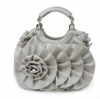 fashion handbag with flowers